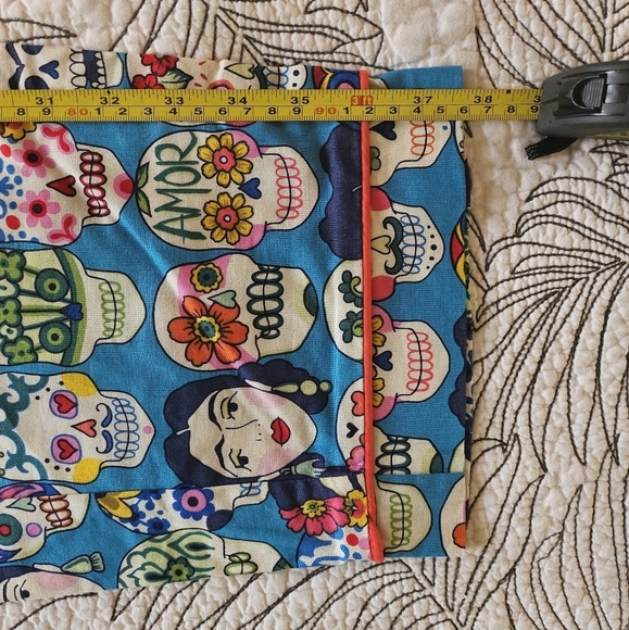 EUC The Cats Pajamas Sugar Skull Frida PJ Pants Women Small Cotton - Picture 11 of 11